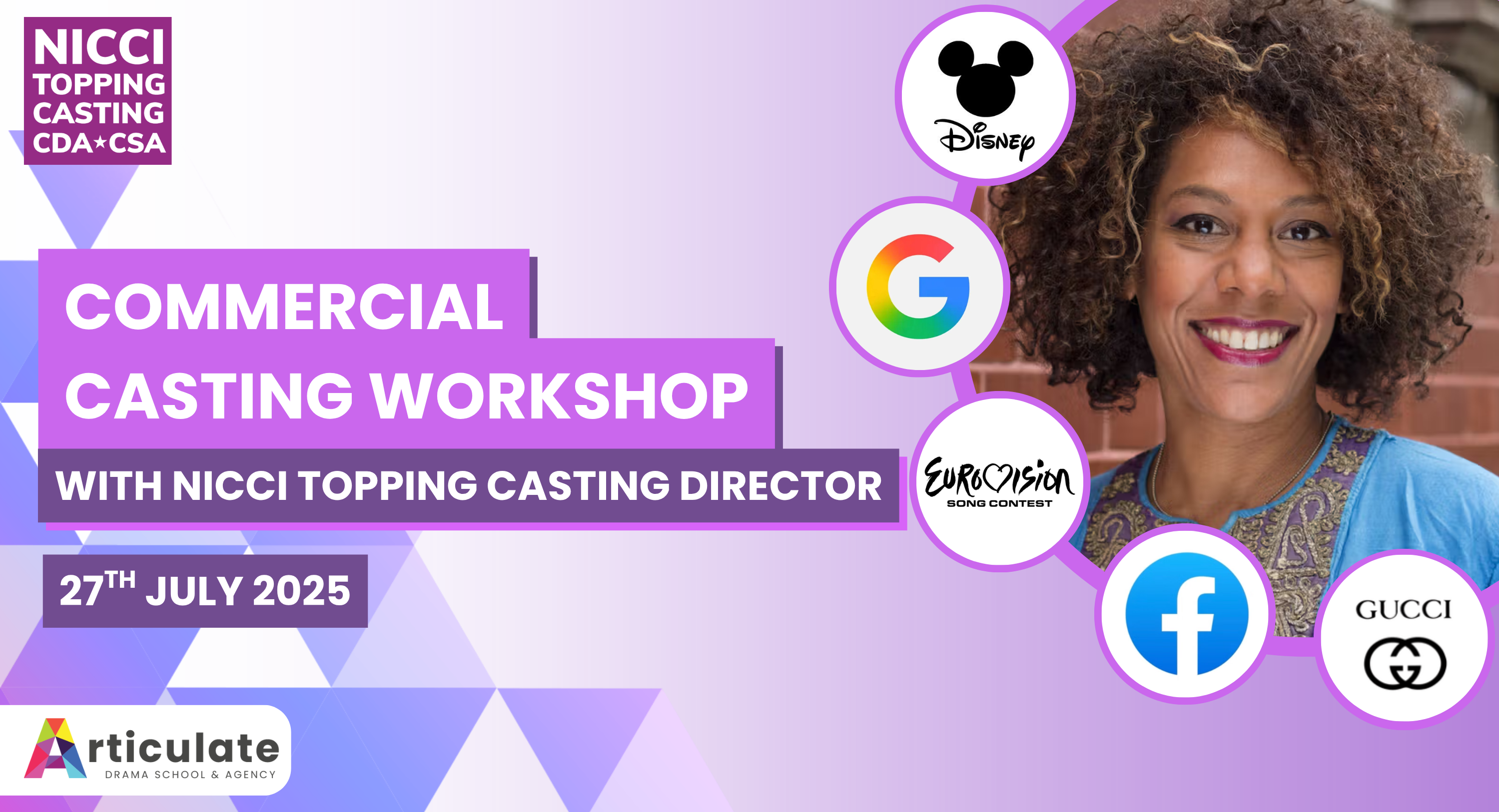 Commercials Workshop with Nicci Topping!